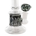 Bubbler in Vetro (Black Leaf)