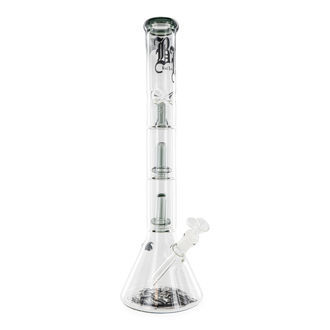 Bong con Triplo Percolatore (Black Leaf)