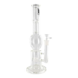 Bong in Vetro con Triplo Percolatore (Black Leaf)