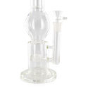 Bong in Vetro con Triplo Percolatore (Black Leaf)