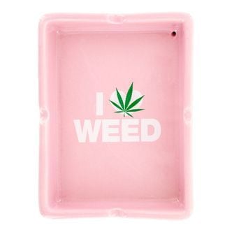 Posacenere in Ceramica ''I Love Weed''