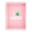 Posacenere in Ceramica ''I Love Weed''