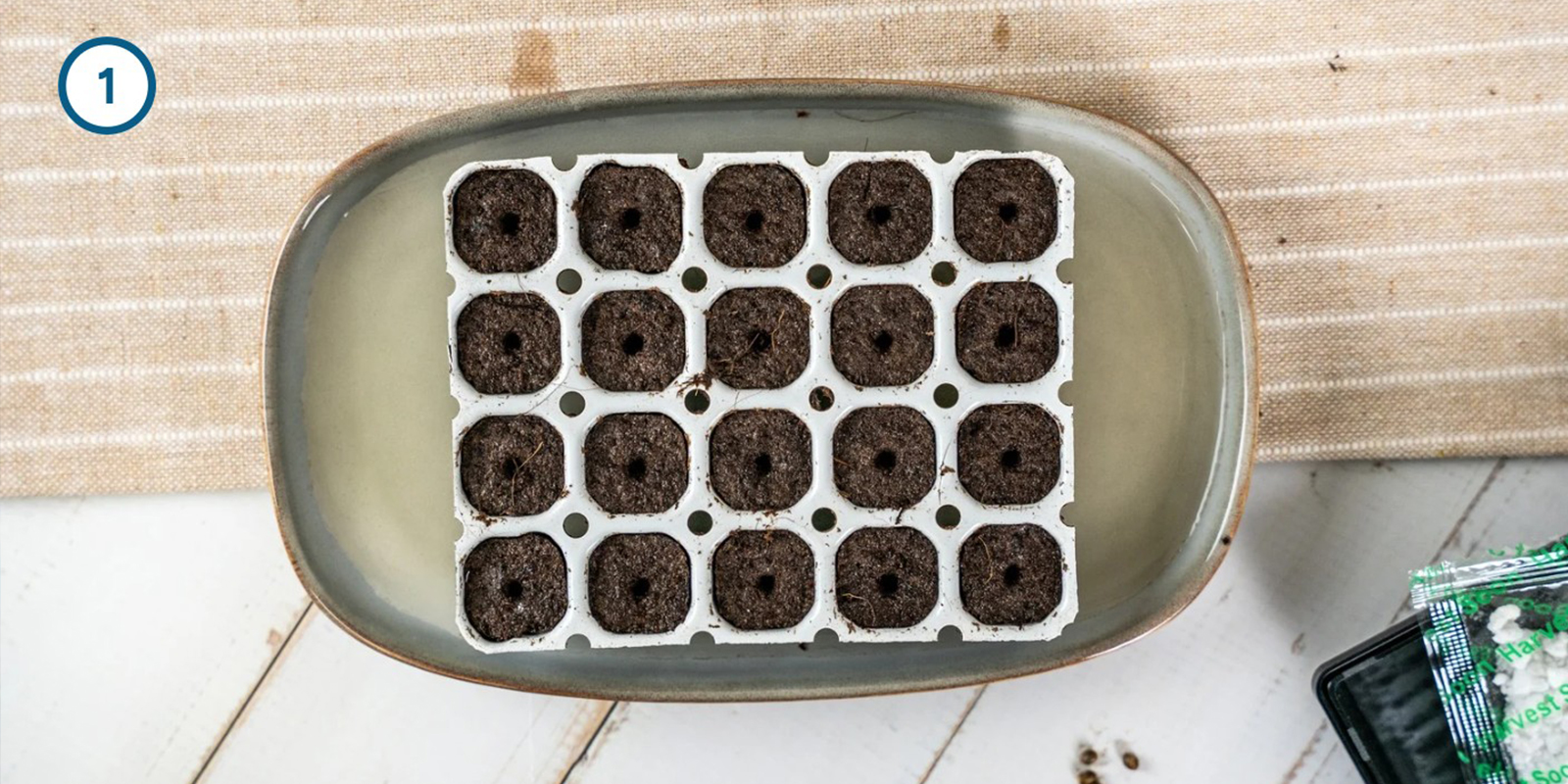 Metodo con kit di germinazione Metodo con kit di germinazione