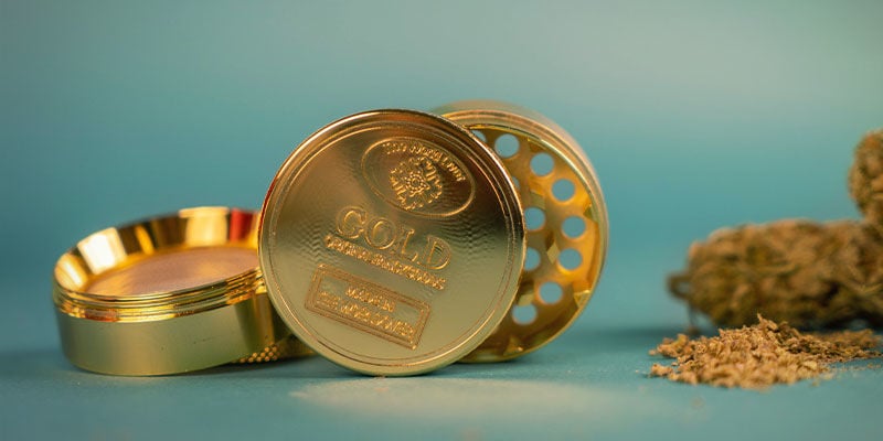 Grinder In Metallo 24K Gold