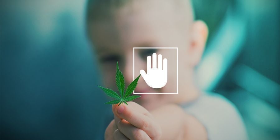 non dovrete mai consumare cannabis davanti ai vostri figli