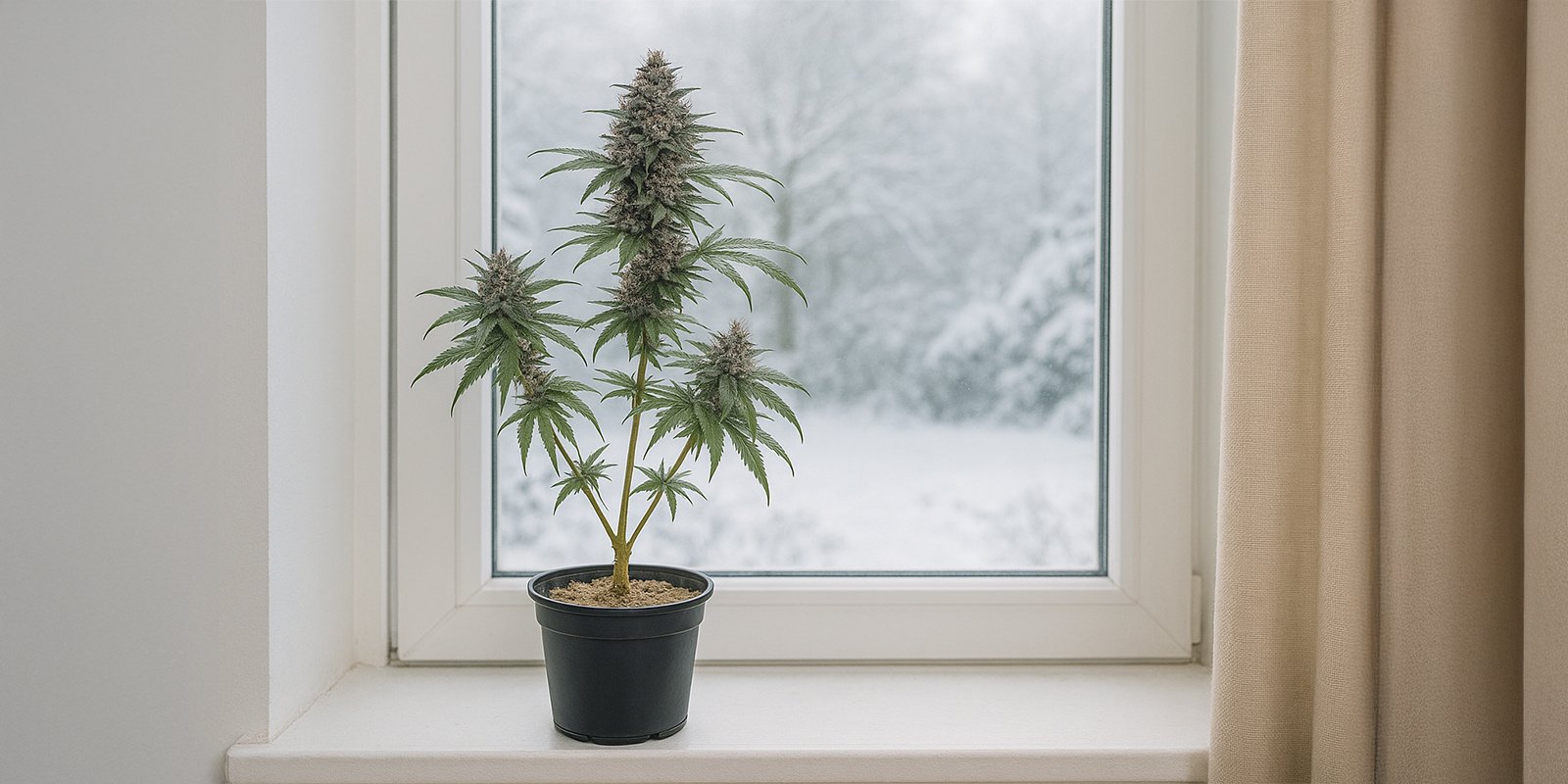 Coltivare cannabis sul davanzale