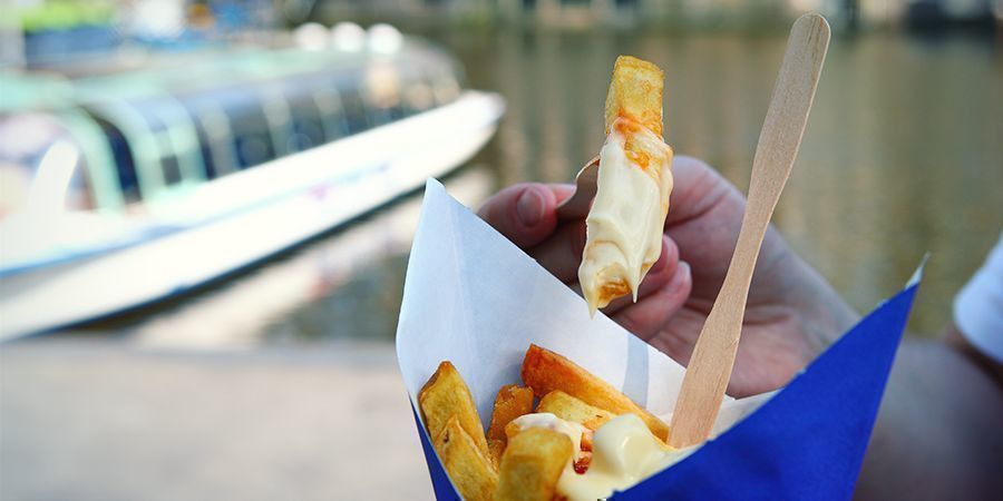 Snack per fattoni ad Amsterdam: Frittura
