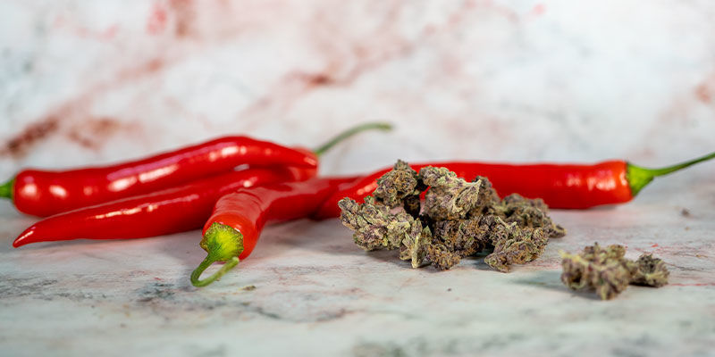 Variante: Olio al peperoncino aromatizzato alla cannabis