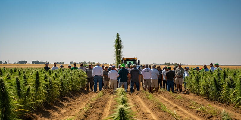 La pianta di cannabis più alta del mondo