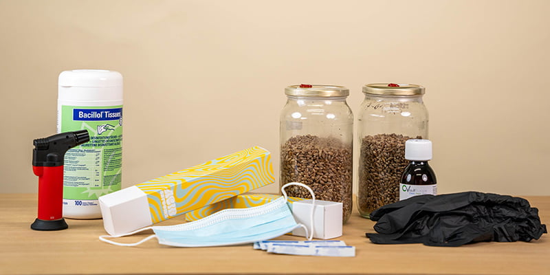 Strumenti e materiali per usare le colture liquide