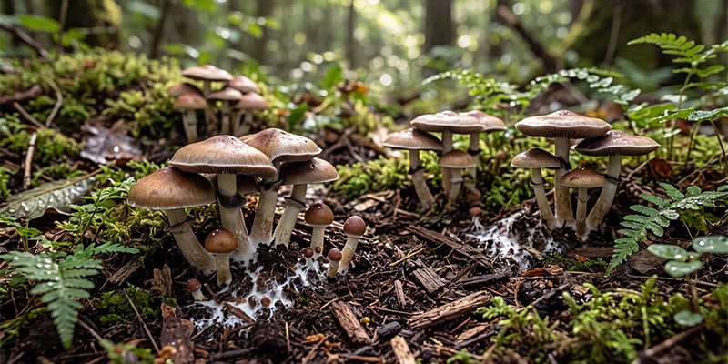Puoi coltivare funghi allucinogeni all'aperto?