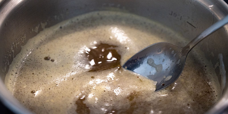 Portate Il Composto Ad Ebollizione E Lasciatelo Sul Fuoco Per 40 Minuti