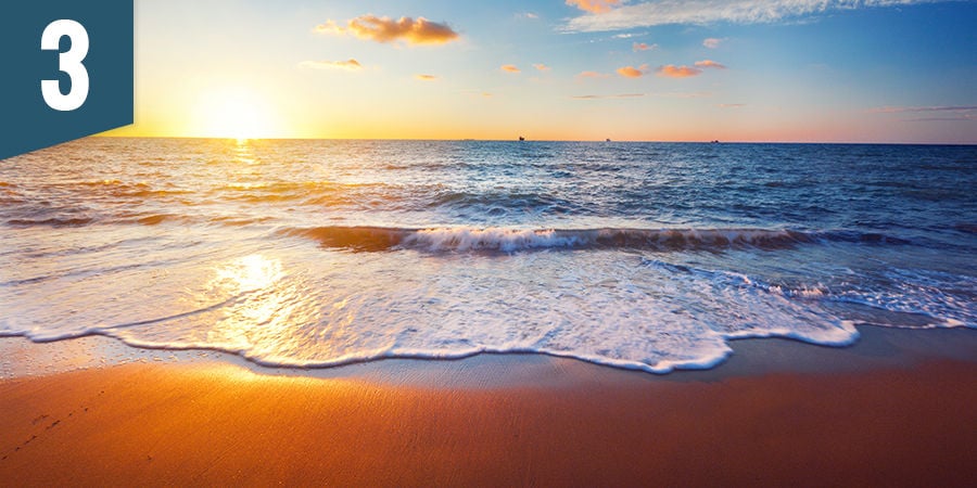 Godetevi un tramonto sulla spiaggia