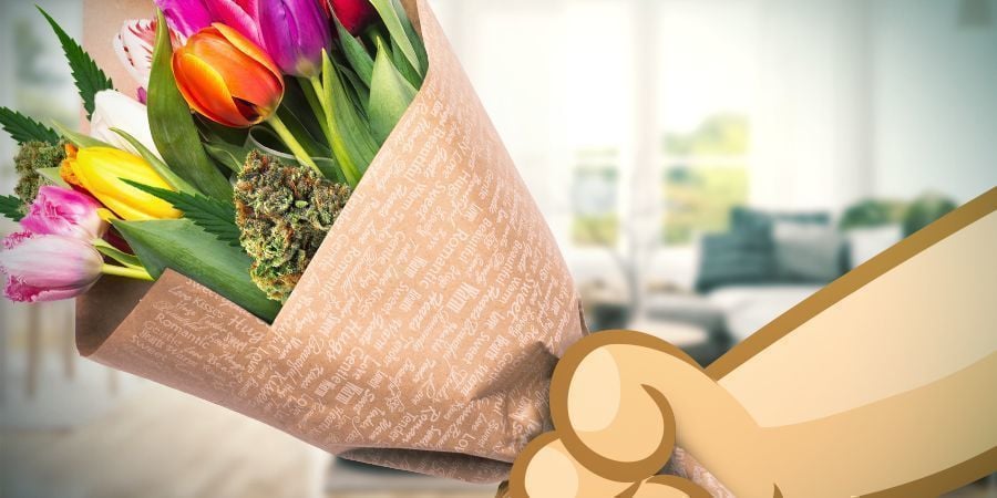 San Valentino Bouquet Di Cime Di Marijuana