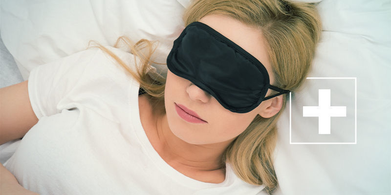 12 Mascherine Per Dormire Da Uomo, Donna E Bambini - Morbide, Regolabili, Per Viaggio E Sonno Notturno - Colore Nero
