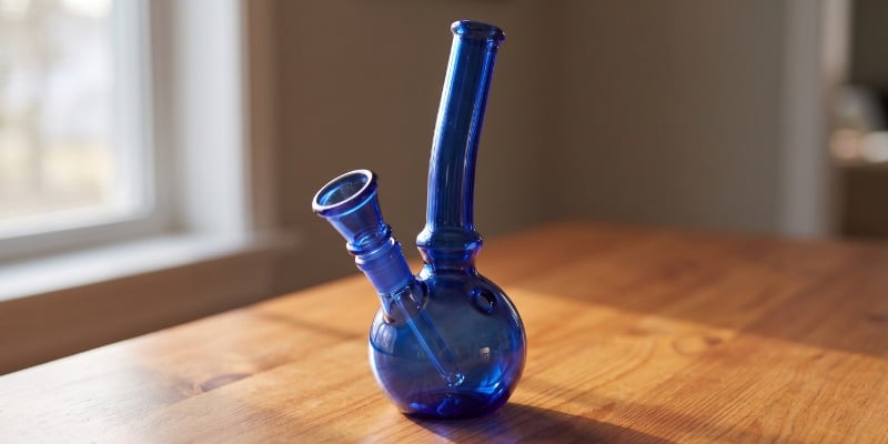 Blue Glass Bong Blue Glass Bong
