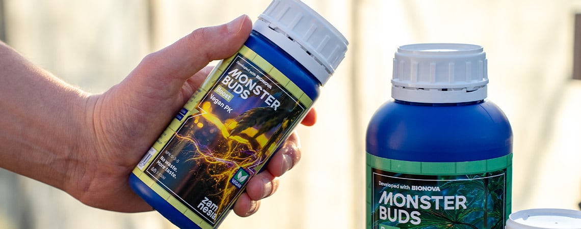 Schemi di dosaggio dei fertilizzanti Zamnesia Monster Buds Schemi di dosaggio dei fertilizzanti Zamnesia Monster Buds