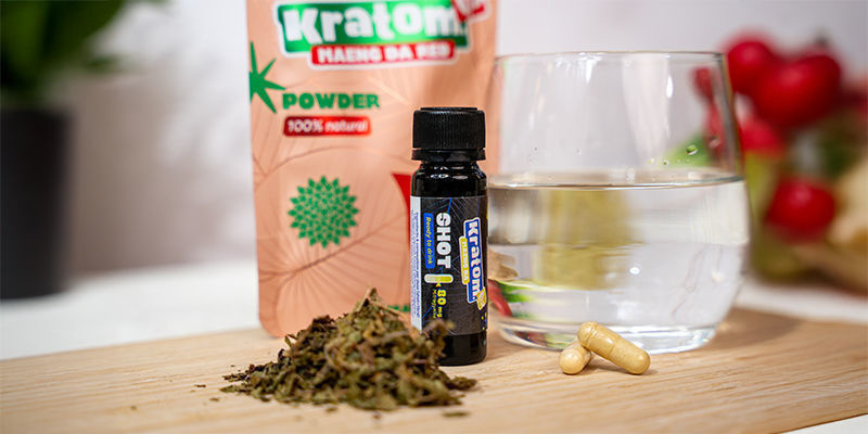 Panoramica dei diversi prodotti a base di kratom
