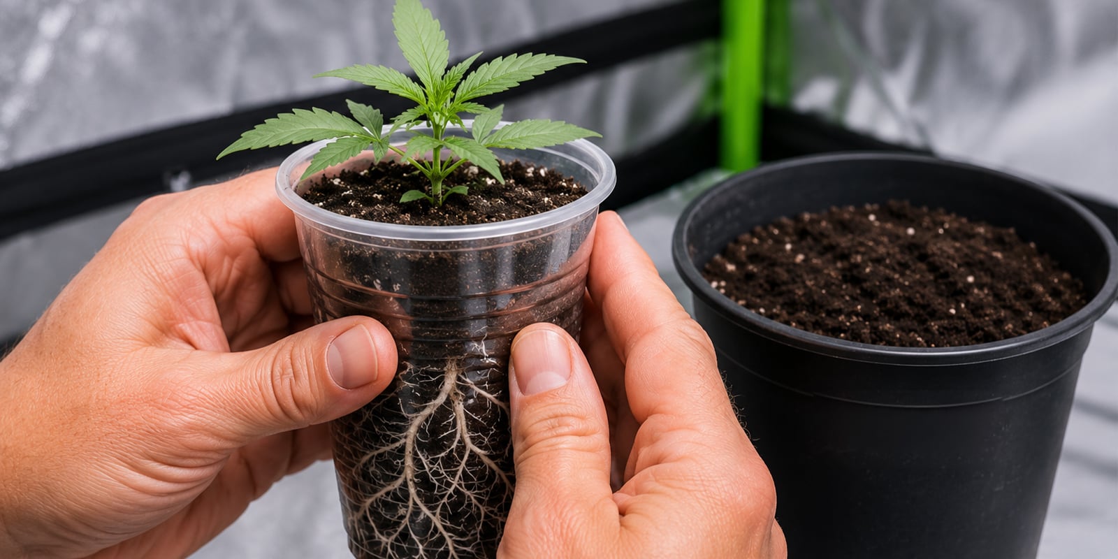 Quando trapiantare le piantine di cannabis dai bicchieri di plastica Quando trapiantare le piantine di cannabis dai bicchieri di plastica