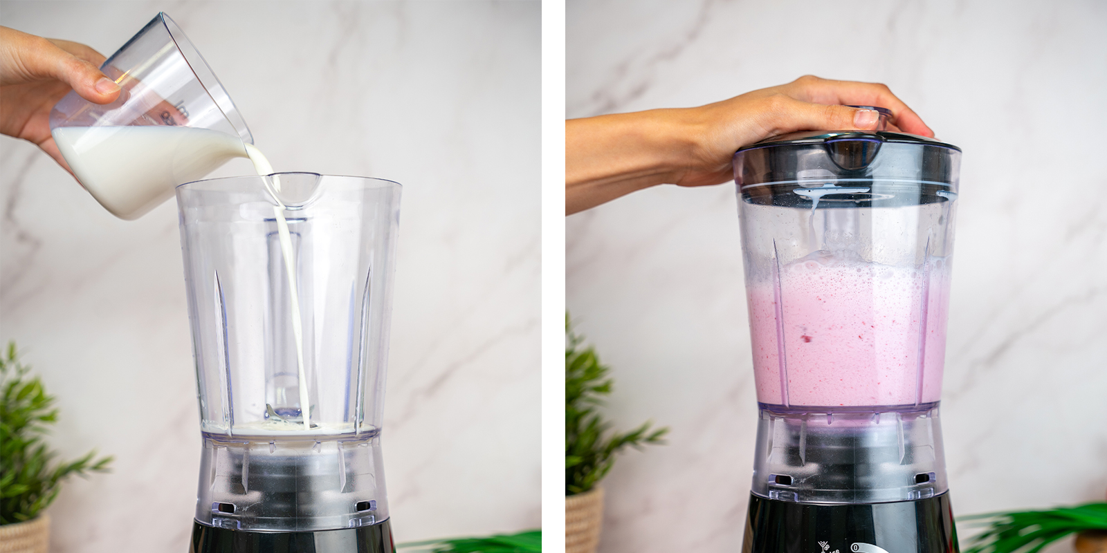Fase 2: Frullate il milkshake