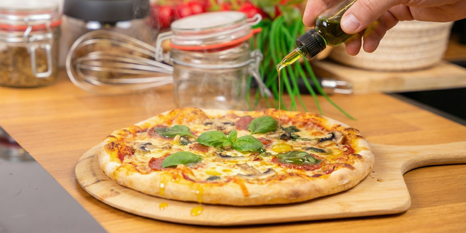 Rifinisci con altro olio infuso Rifinisci con altro olio infuso