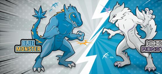 Blue Monster vs White Monster: La Battaglia Del Secolo