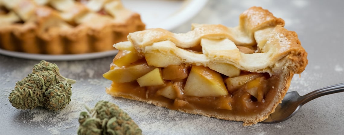 Torta di mele alla cannabis