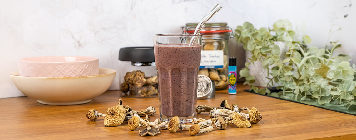 Smoothie ai funghi magici alla psilocibina