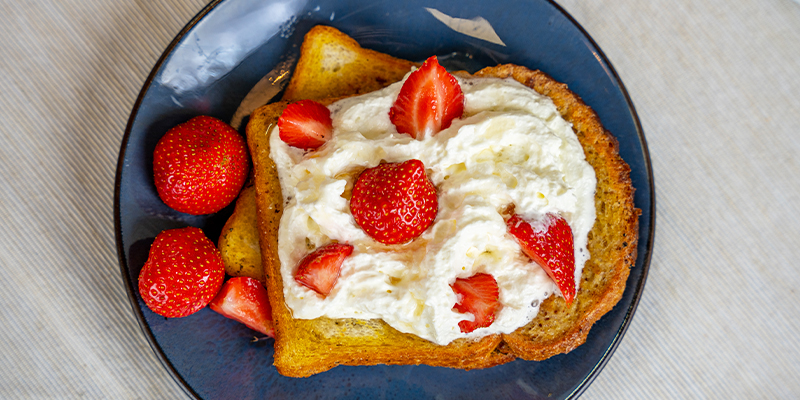 Come preparare il french toast all'erba